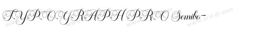 TYPOGRAPH PRO Semibo字体转换